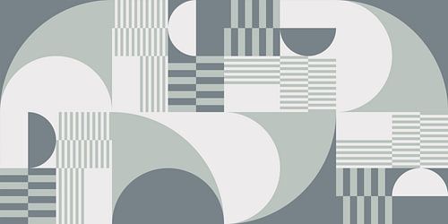 Sereniteit in Beweging: Cirkels en strepen nr. 1