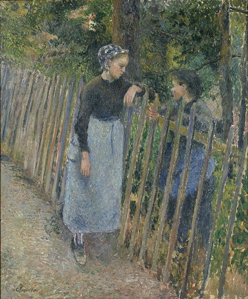Gesprek, Camille Pissarro van Meesterlijcke Meesters