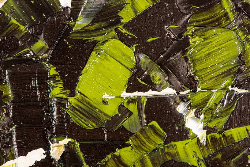 detail van olieverf schilderij van Jan Fritz