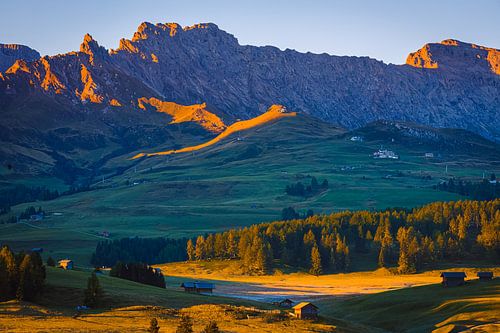 Zonsopkomst Alpe di Siusi