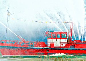 bateau de lutte contre l'incendie