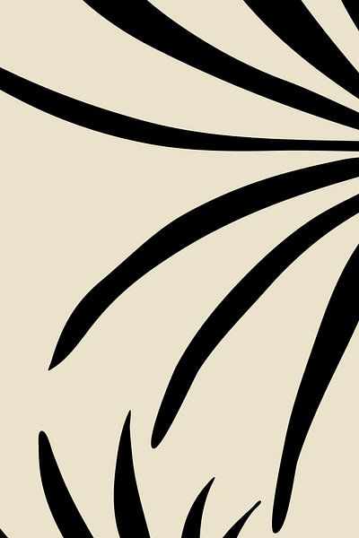 Botanical Black Leaves no. 6 by Dina Dankers