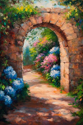 Blooming archway