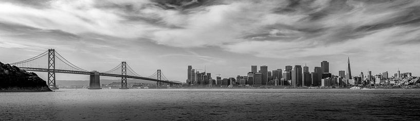 Skyline Panorama von San Francisco  von Toon van den Einde