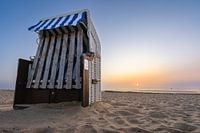Strandstoel op Sahlenburg strand