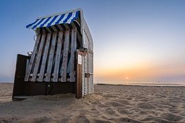 Beach chair on Sahlenburg beach by cux-motive.de
