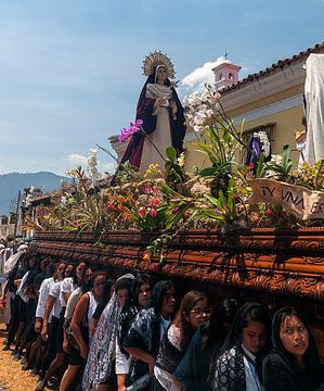 Guatemala: Paasprocessie (Antigua)