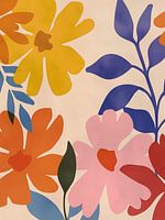 Vintage, Sommerblumen I
