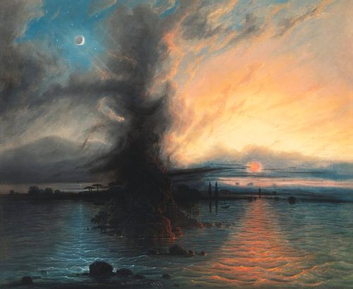 The Rock of Salvation (1837) door Samuel Colman.