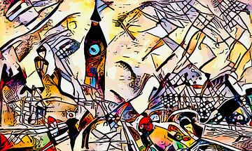 Kandinsky ontmoet Londen #2 van zam art