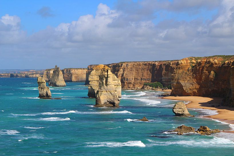 Die zwölf Apostel - Felsformationen an der Great Ocean Road in Australien von Ines Porada
