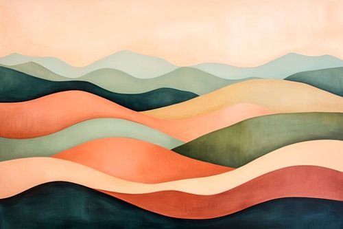 Abstract landschap