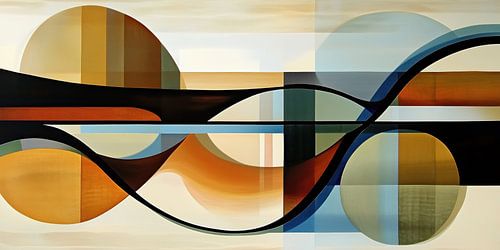 Modern abstracte golven