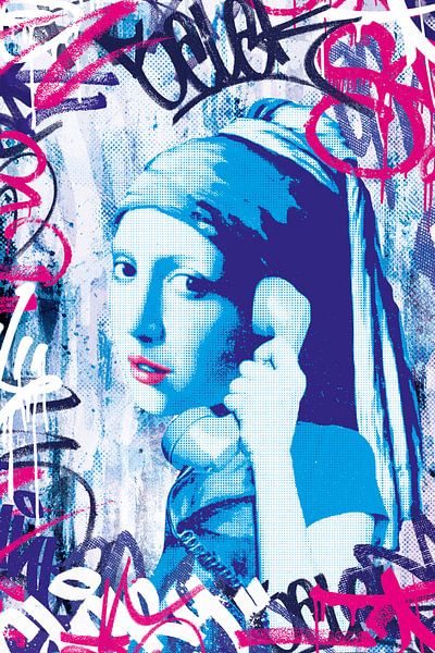 Girl with a Pearl Earring parody by SprayCat