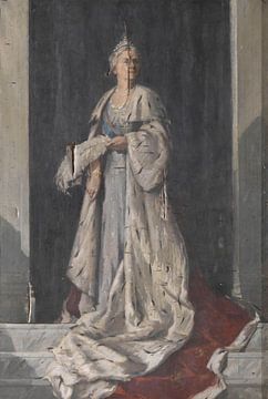 Portret van Wilhelmina, koningin der Nederlanden