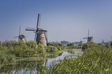 Molens bij Kinderdijk van hans van dorp