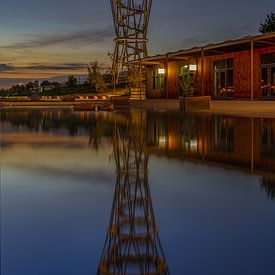 Kempentoren tilburg with reflection by Dennis Donders