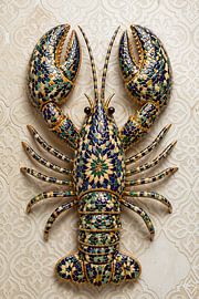 Lobster Luxe – Marokkanisches Mosaik von Marianne Ottemann - OTTI