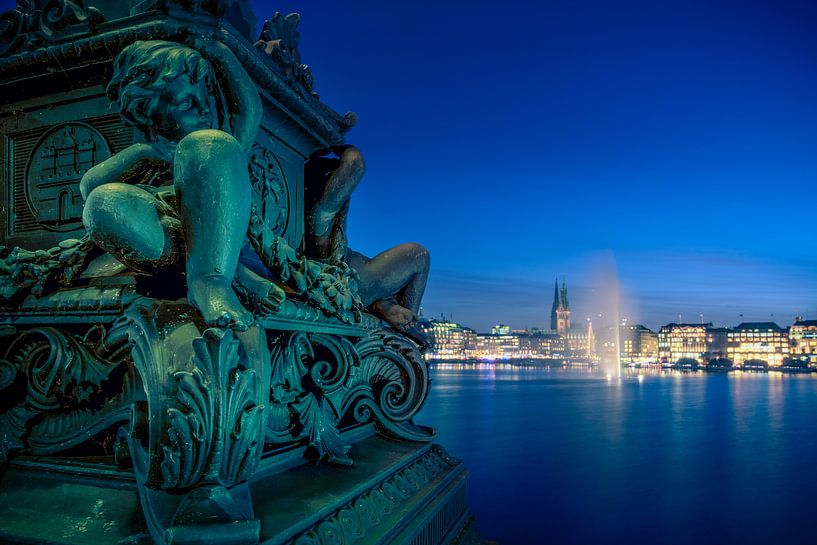 Hamburg, Alster, Binnenalster, architecture by Ingo Boelter