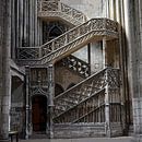 Treppe in der Kathedrale von Rouen, Frankreich (digital bearbeitet) von Rini Kools Miniaturansicht