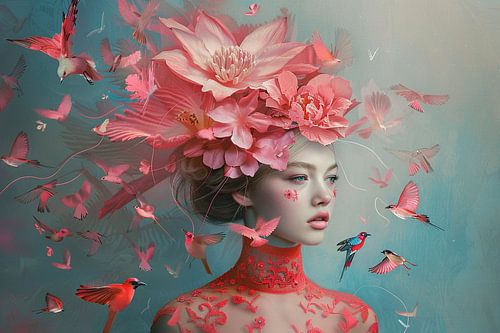 Women's portrait | Blossom Whispers