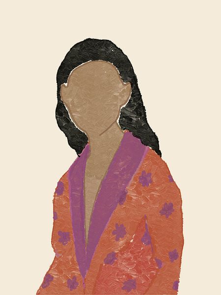 Woman In A Robe by Treechild