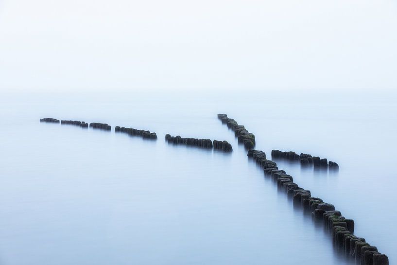 Holzbuhnen in der Ostsee von Tilo Grellmann