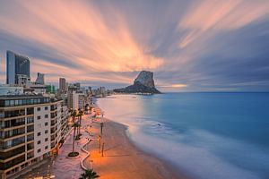 Sonnenaufgang in Calpe, Spanien