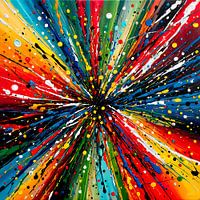 Expression abstraite - Un hommage à Jackson Pollock