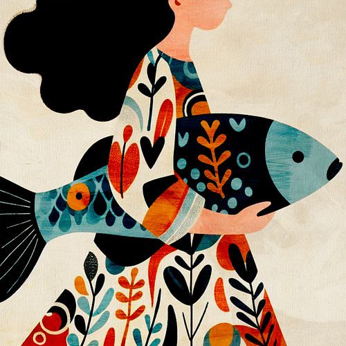 Girl with Fish 02