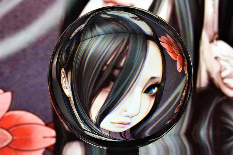 Lensball Fantasy - Femme mystérieuse par De FotoBakker