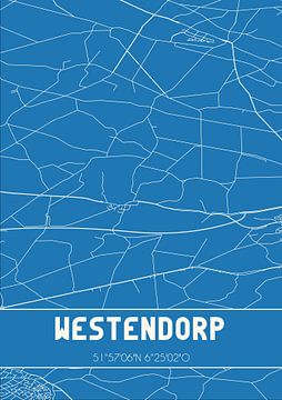 Plan d'ensemble | Carte | Westendorp (Gueldre) sur Rezona