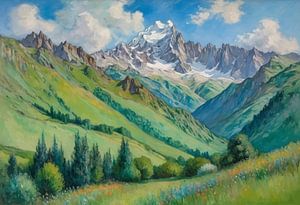 Mont-Blanc-Landschaft