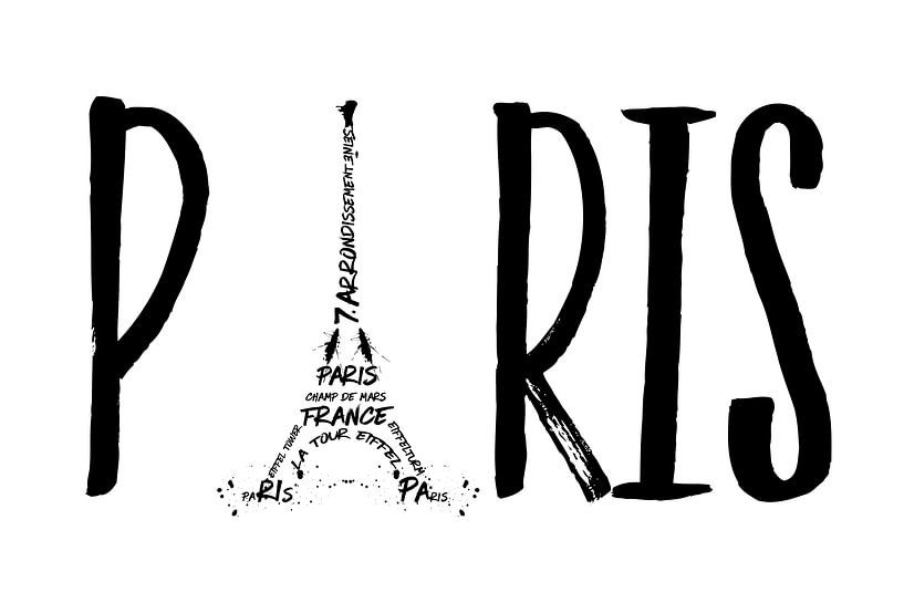PARIS Typografie von Melanie Viola