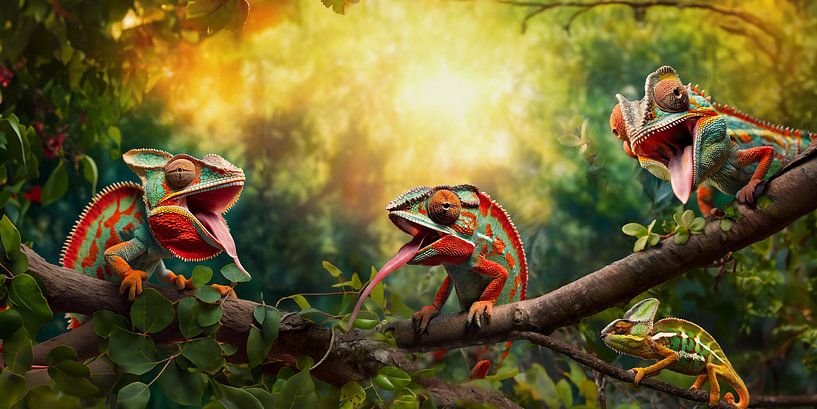 The Merry Chameleons by Rob 't Hoen