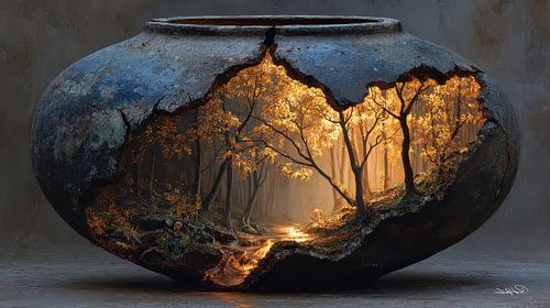 De Natuur in een Stenen Kruik