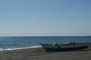 Boot in Andalusië (Spanje)  van Monique ter Keurs