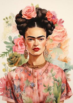 Frida Poster - Frida Art Print by Niklas Maximilian