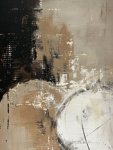 Modern en abstract in wabi-sabi stijl