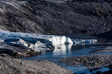 Gletsjerstroom op Groenland van Kai Müller