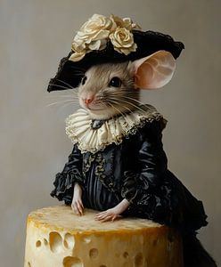 Altes Porträt einer Maus