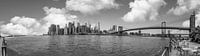 Panoramafoto von Downtown Manhattan von Ivo de Rooij Miniaturansicht