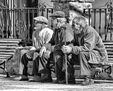 Ältere Menschen auf einer Bank von Stefan Peys Miniaturansicht