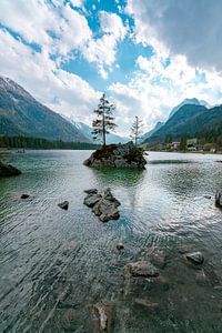 Hintersee in Berchtesgaden zum Frühling