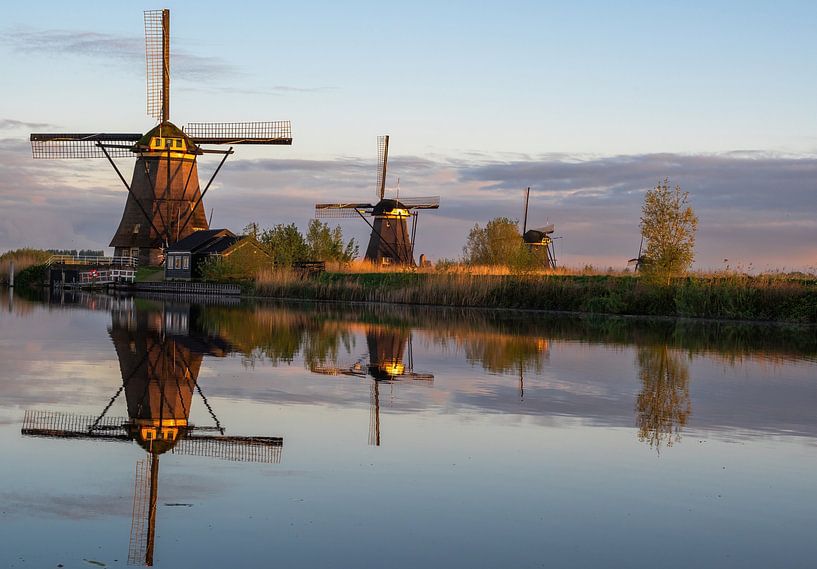 Kinderdijk, Zuid Holland van Lies Bakker