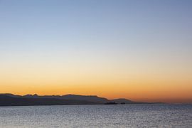 Sonnenaufgang am Strand von Malaga Andalusien! von Peter Haastrecht, van