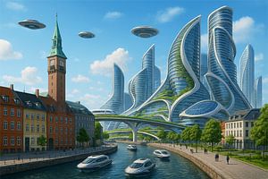Kopenhagen der Zukunft – Visionäre Stadtlandschaft zwischen Tradition und Fortschritt