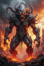 ZARTHRYX – The wild monster on its way out of hell by INFERAURUM