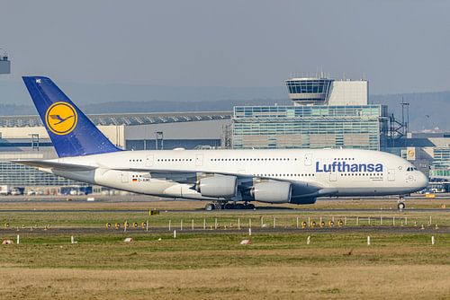 Lufthansa Airbus A380 passenger aircraft. by Jaap van den Berg