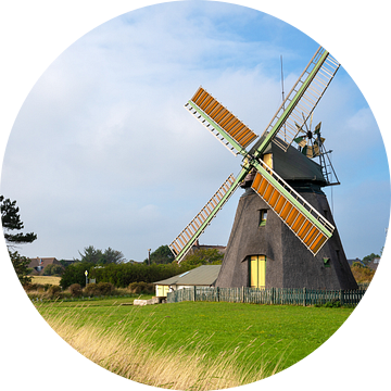 Windmolen, Nebel, Amrum, Duitsland